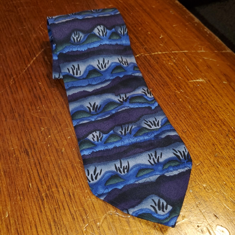 Vintage J. Garcia Tie 100% Silk Collection Fourteen Duckworm Alarm